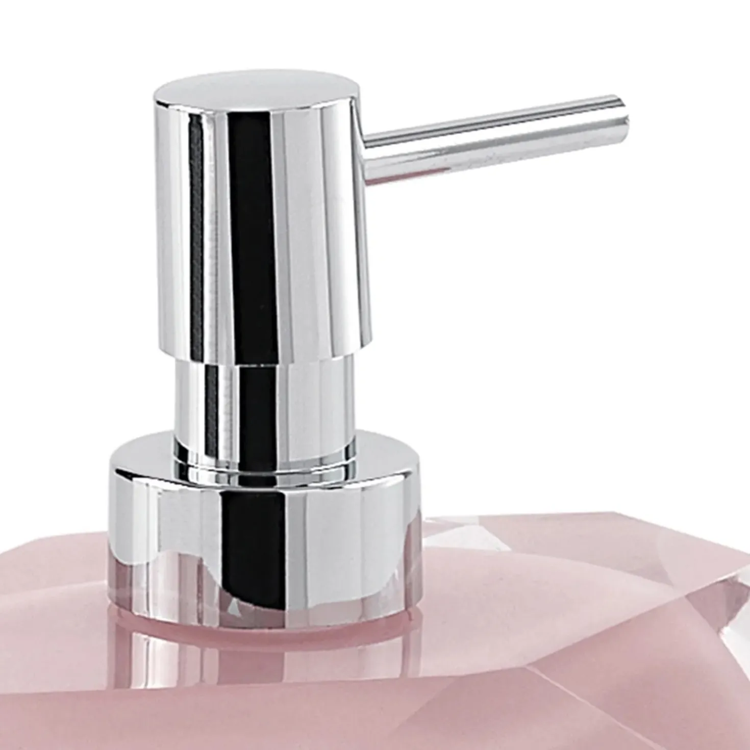 Dispenser sapone Chanelle in resina rosa