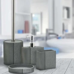 Dispenser sapone Fossil in poliresina grigio