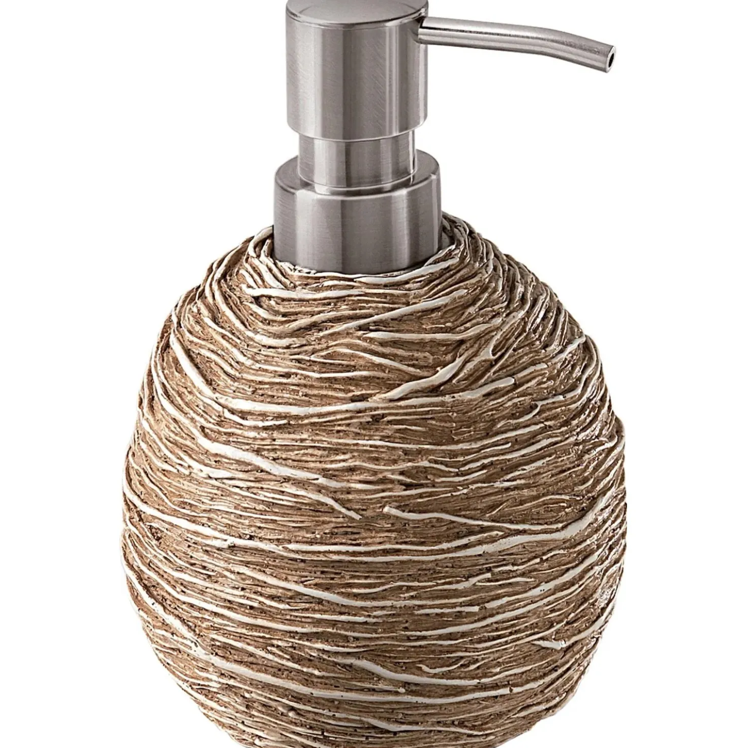 Dispenser sapone Idra in resina beige