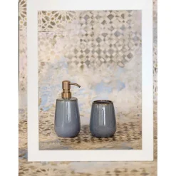 Dispenser sapone in ceramica Sirmione grigio