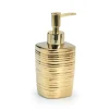 Dispenser sapone Kelly in ceramica oro