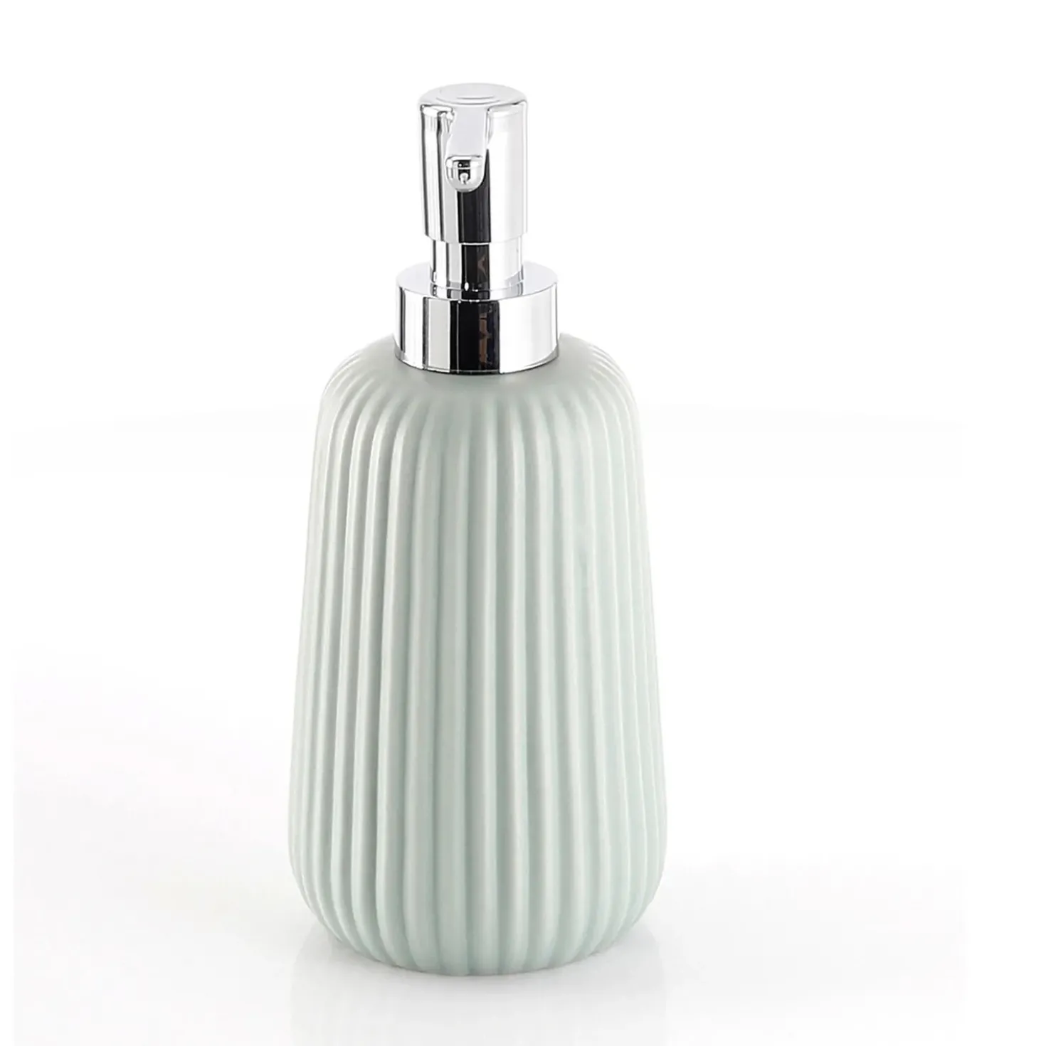 Dispenser sapone Marika in ceramica verde salvia