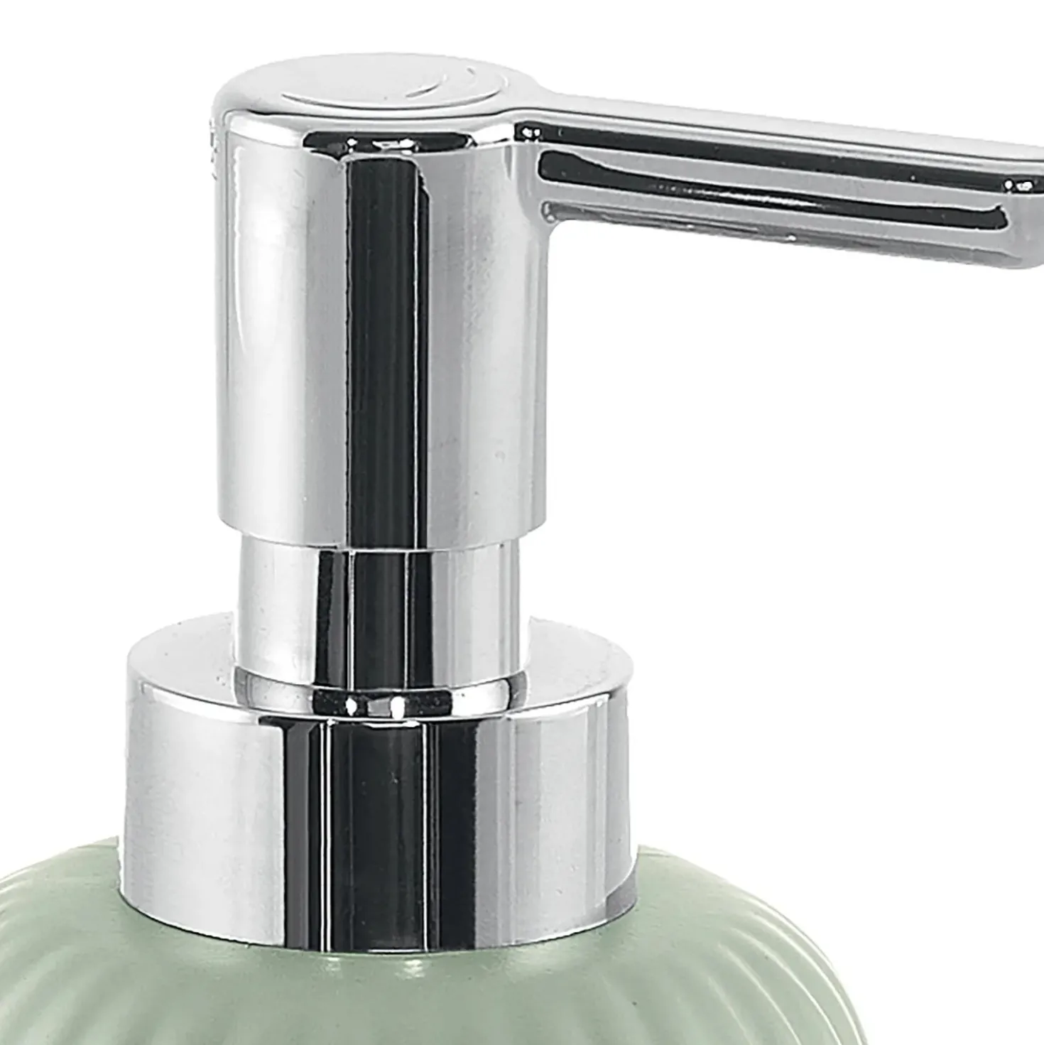 Dispenser sapone Marika in ceramica verde salvia
