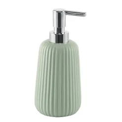 Dispenser sapone Marika in ceramica verde salvia