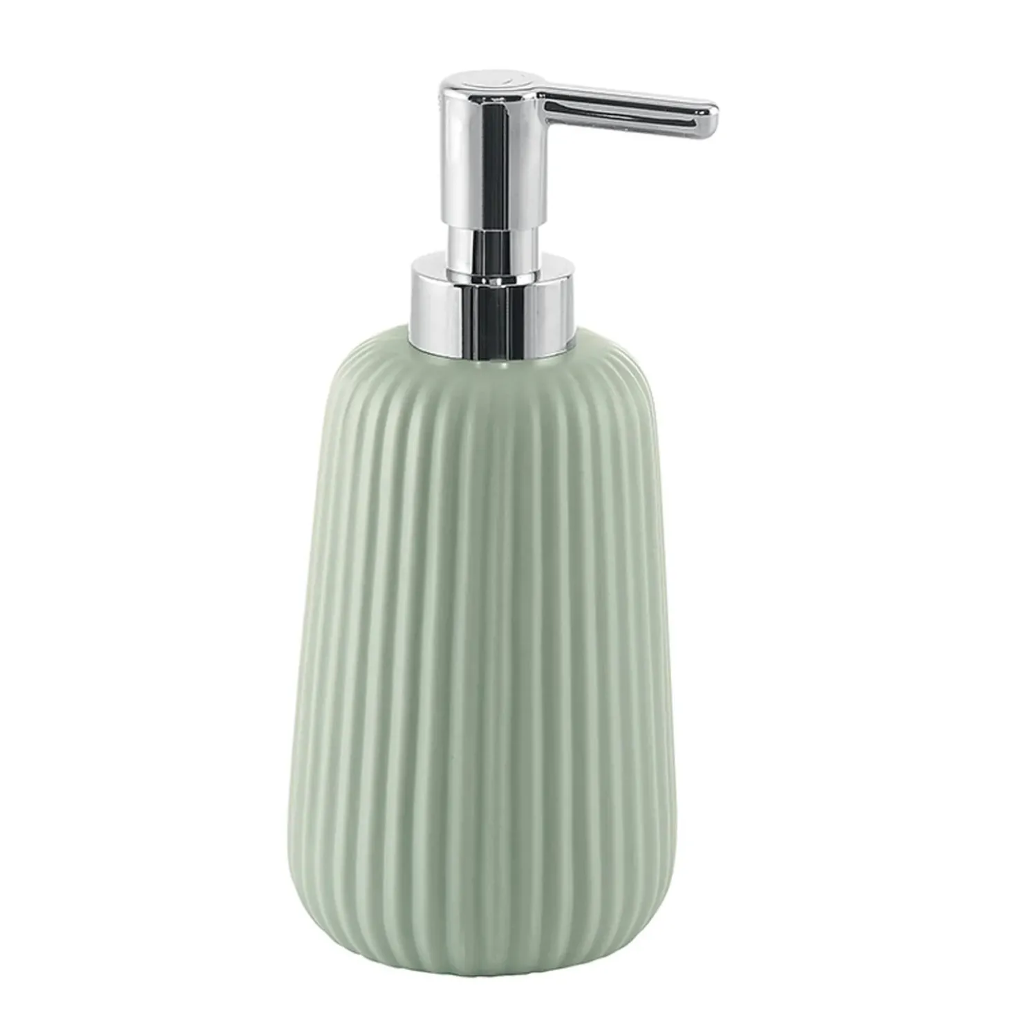 Dispenser sapone Marika in ceramica verde salvia