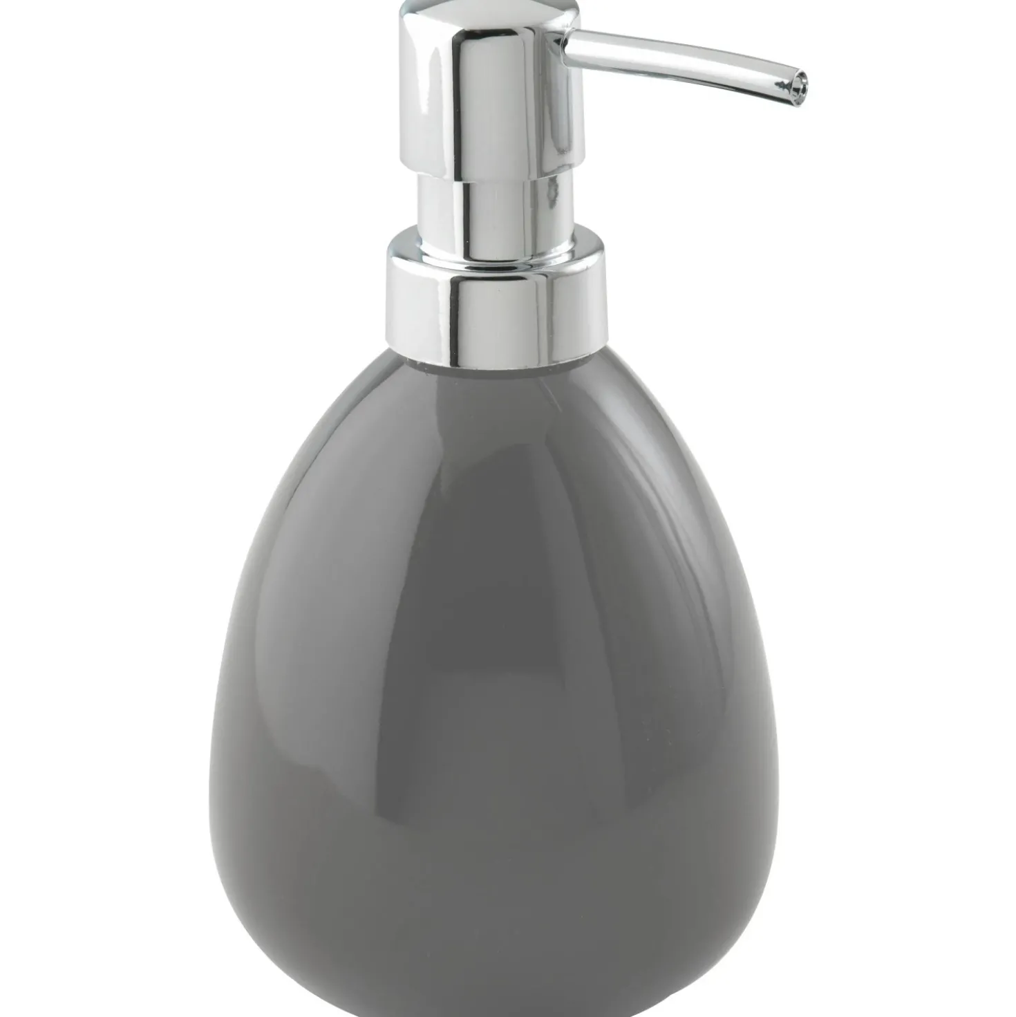Dispenser sapone Polaris in ceramica grigio