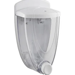 Dispenser sapone Torpedo in resina bianco 300 ml