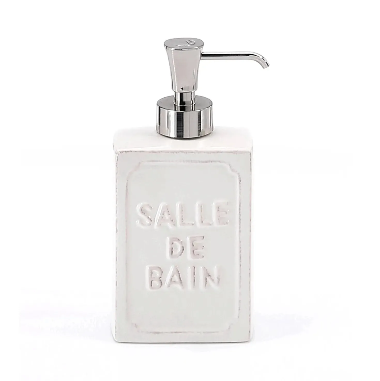 Dispenser sapone Vivienne in ceramica bianco