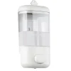 Dispenser sapone/gel igienizzante Push Pro in resina e ABS bianco