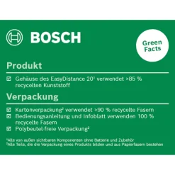 Distanziatore laser Bosch EasyDistance20 verde foresta