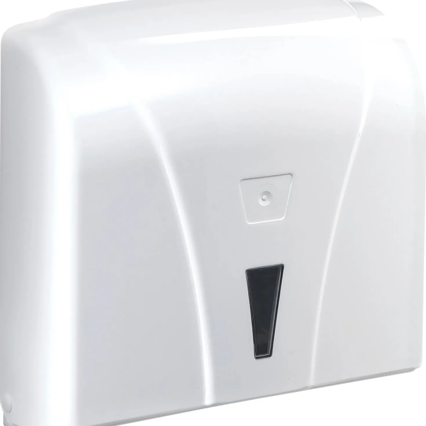 Distributore di salviette in plastica bianco
