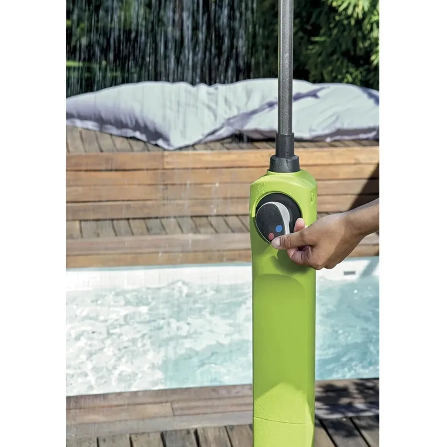 Doccia da giardino solare G.F. Sunny Niagara lime