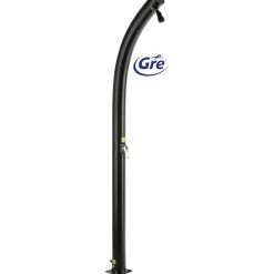 Doccia da giardino solare in PVC nero 20 l