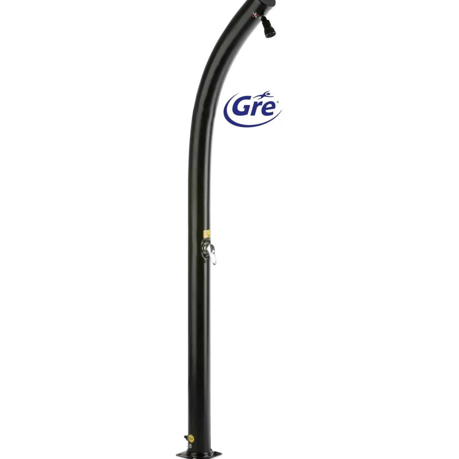Doccia da giardino solare in PVC nero 20 l