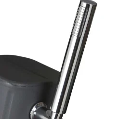 Doccia da giardino solare in polietilene nero 19 l