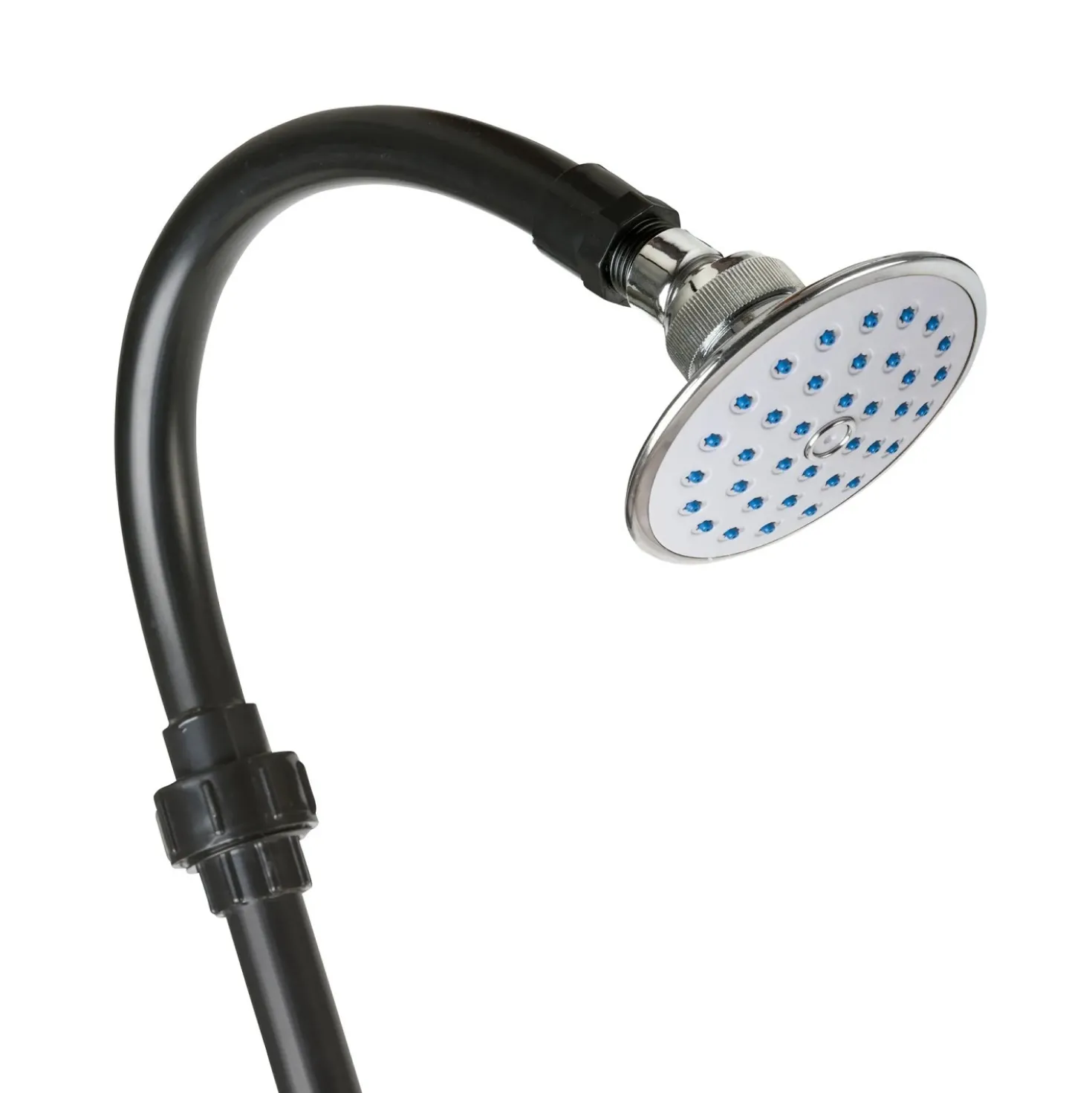Doccia da giardino solare in PVC nero 9 l