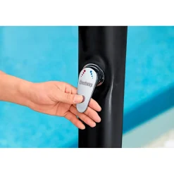 Doccia da giardino solare Bestway nero 20 l