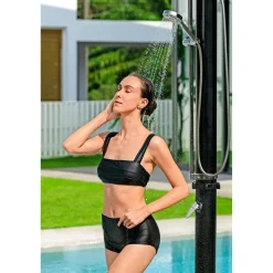 Doccia da giardino solare Bestway nero 20 l