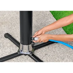 Doccia da giardino solare Bestway nero 20 l