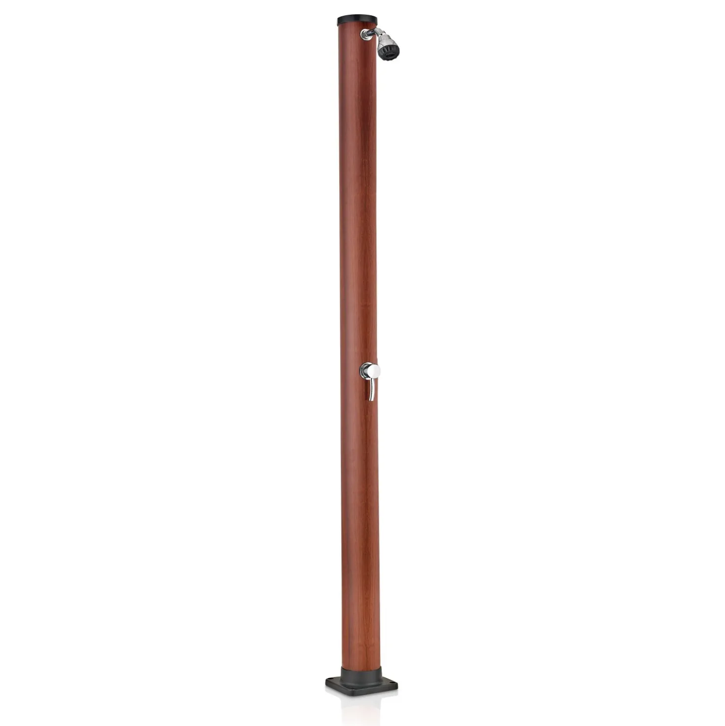 Doccia da giardino solare in PVC effetto legno 9 l