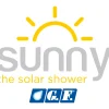 Doccia da giardino solare G.F. Sunny Style blu petrolio