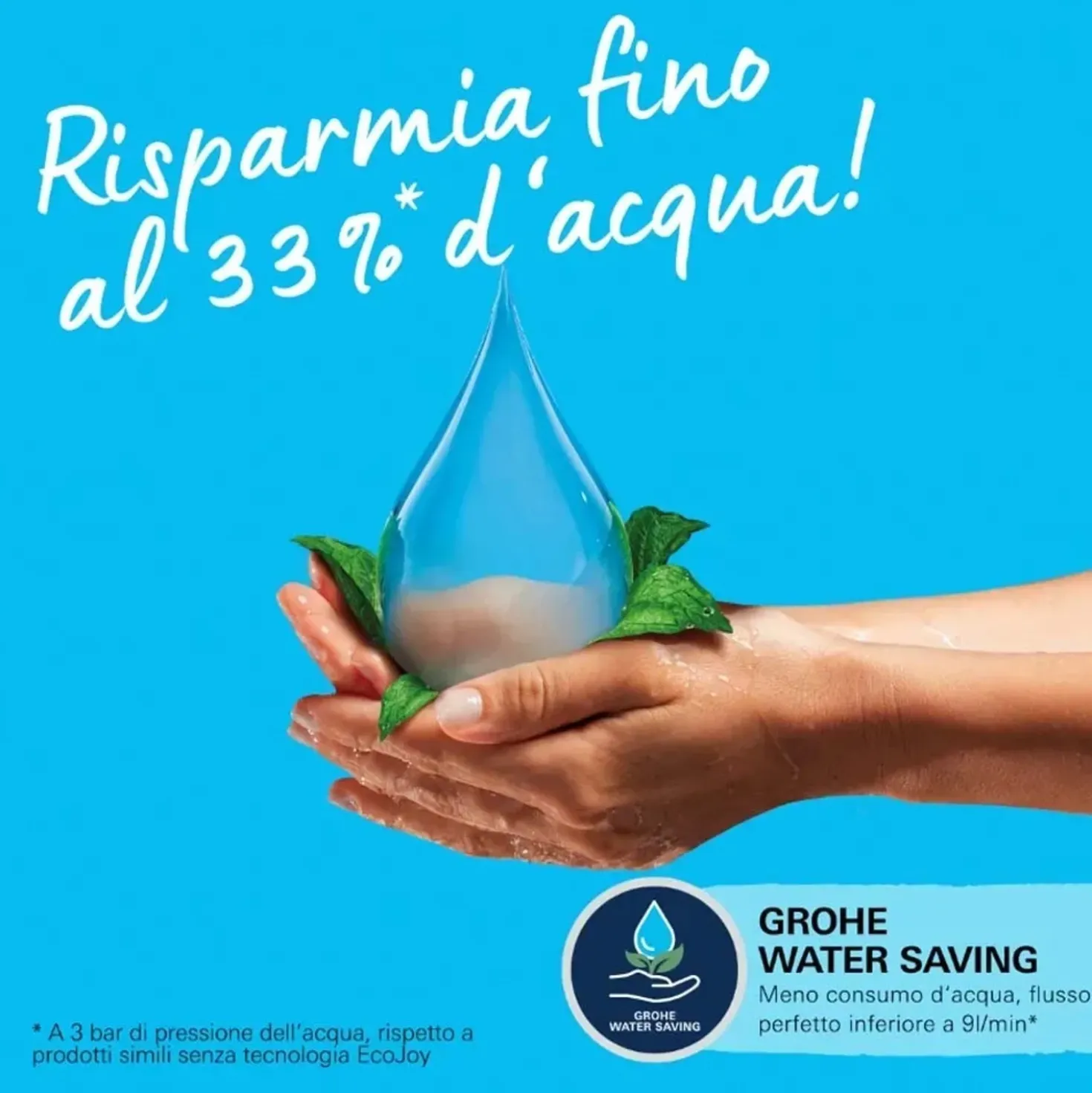 Doccia Grohe Vitalio Start 250 Cube Flex con deviatore