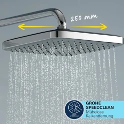 Doccia Grohe Vitalio Start 250 Cube Flex con deviatore