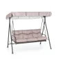 Dondolo da giardino Madagascar beige 3 posti