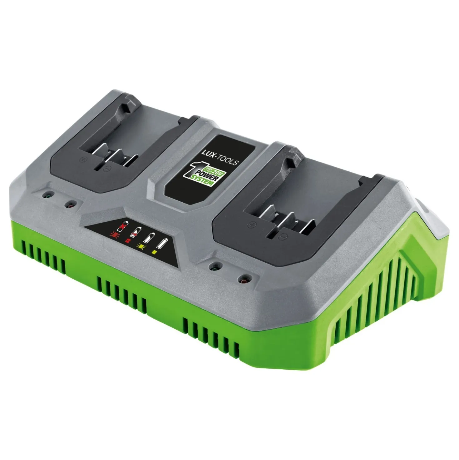 Doppio caricabatteria rapido LUX 1 PowerSystem 20 V