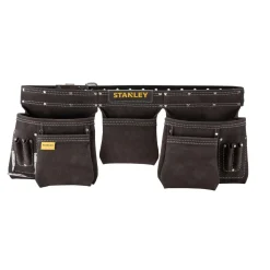 Doppio fodero Stanley porta utensili in cuoio