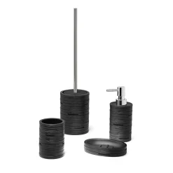 Dosasapone bagno Helen in resina 270 ml nero