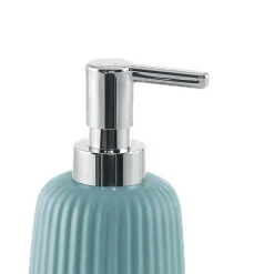 Dosasapone bagno Marika in ceramica 400 ml azzurro polvere