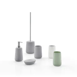 Dosasapone bagno Marika in ceramica 400 ml grigio