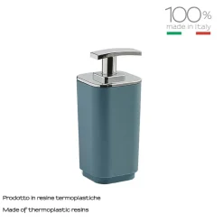 Dosasapone bagno Seventy in resine termoplastiche ottanio matt