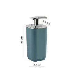 Dosasapone bagno Seventy in resine termoplastiche ottanio matt
