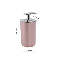 Dosasapone bagno Seventy in resine termoplastiche rosa matt