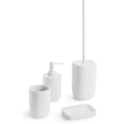 Dosasapone bagno Ylenia in resina 310 ml bianco matt