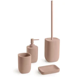 Dosasapone bagno Ylenia in resina 310 ml rosa matt