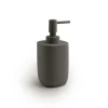 Dosasapone bagno Ylenia in resina 310 ml gun metal