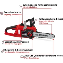Elettrosega a batteria Einhell Pw X-Change Fortexxa 18/30 - Solo corpo macchina