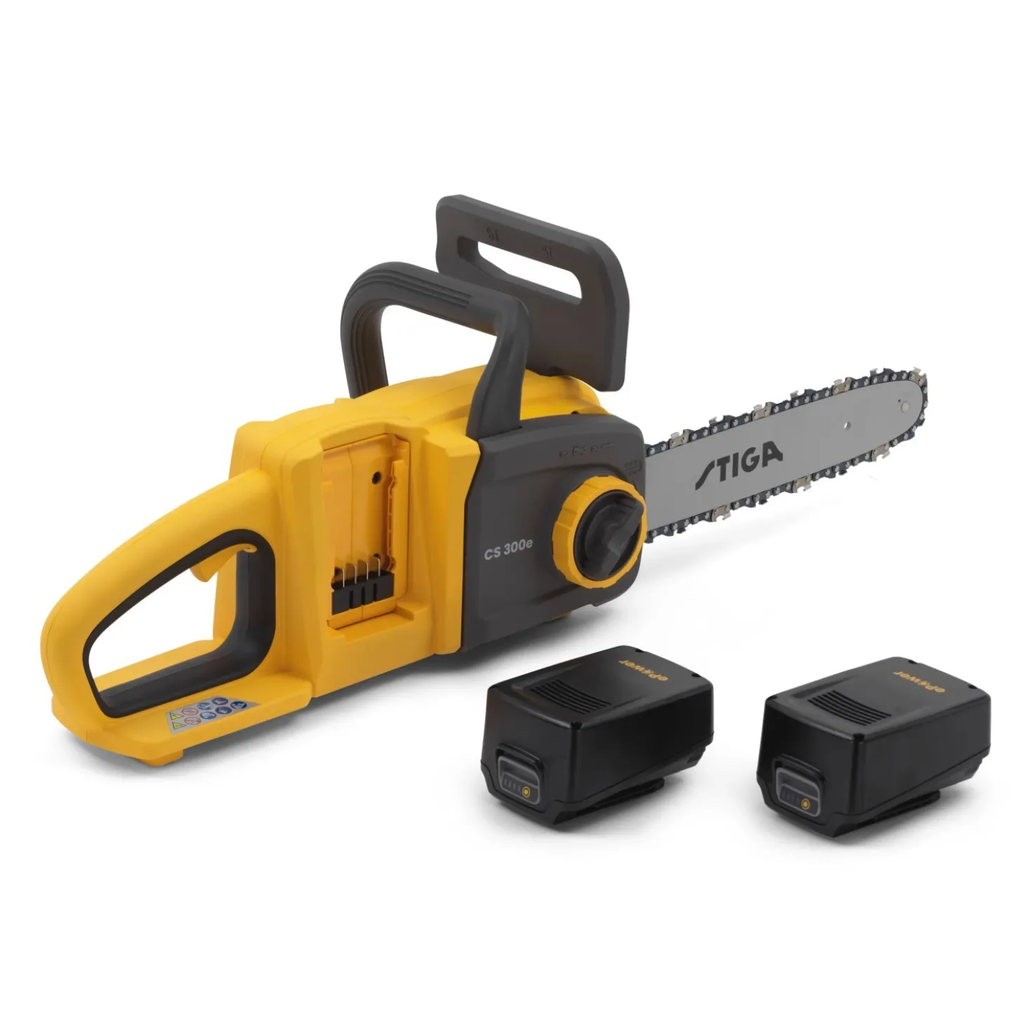 Elettrosega a batteria Stiga CS 300e Set 2x20 V 2 Ah 1000W