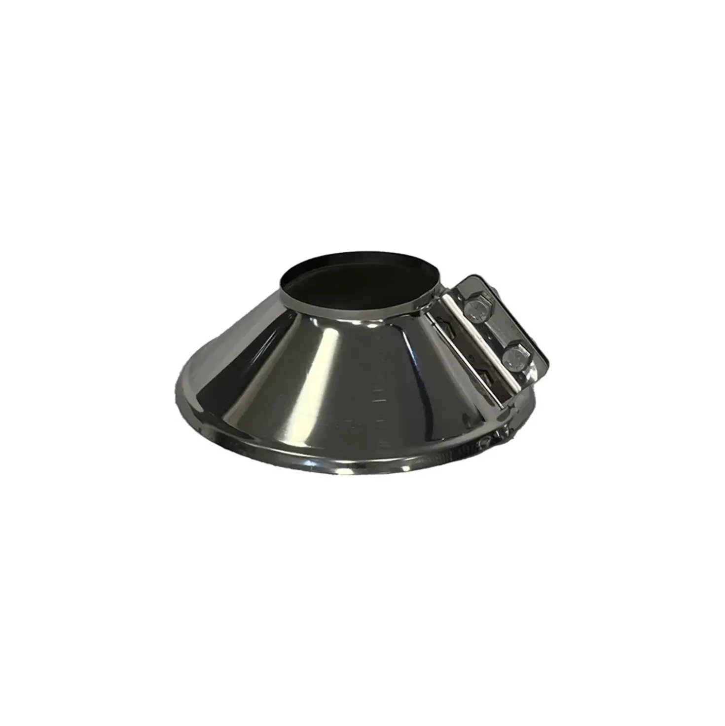 Faldale per tetto inclinato in acciaio inox AISI 316 Ø 100 mm