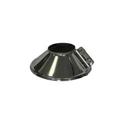 Faldale per tetto inclinato in acciaio inox AISI 316 Ø 80 mm