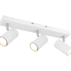 Faretto 3 luci Globo Robby 41x6x12 mm bianco