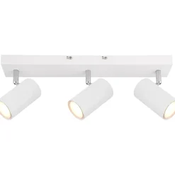 Faretto 3 luci Globo Robby 41x6x12 mm bianco