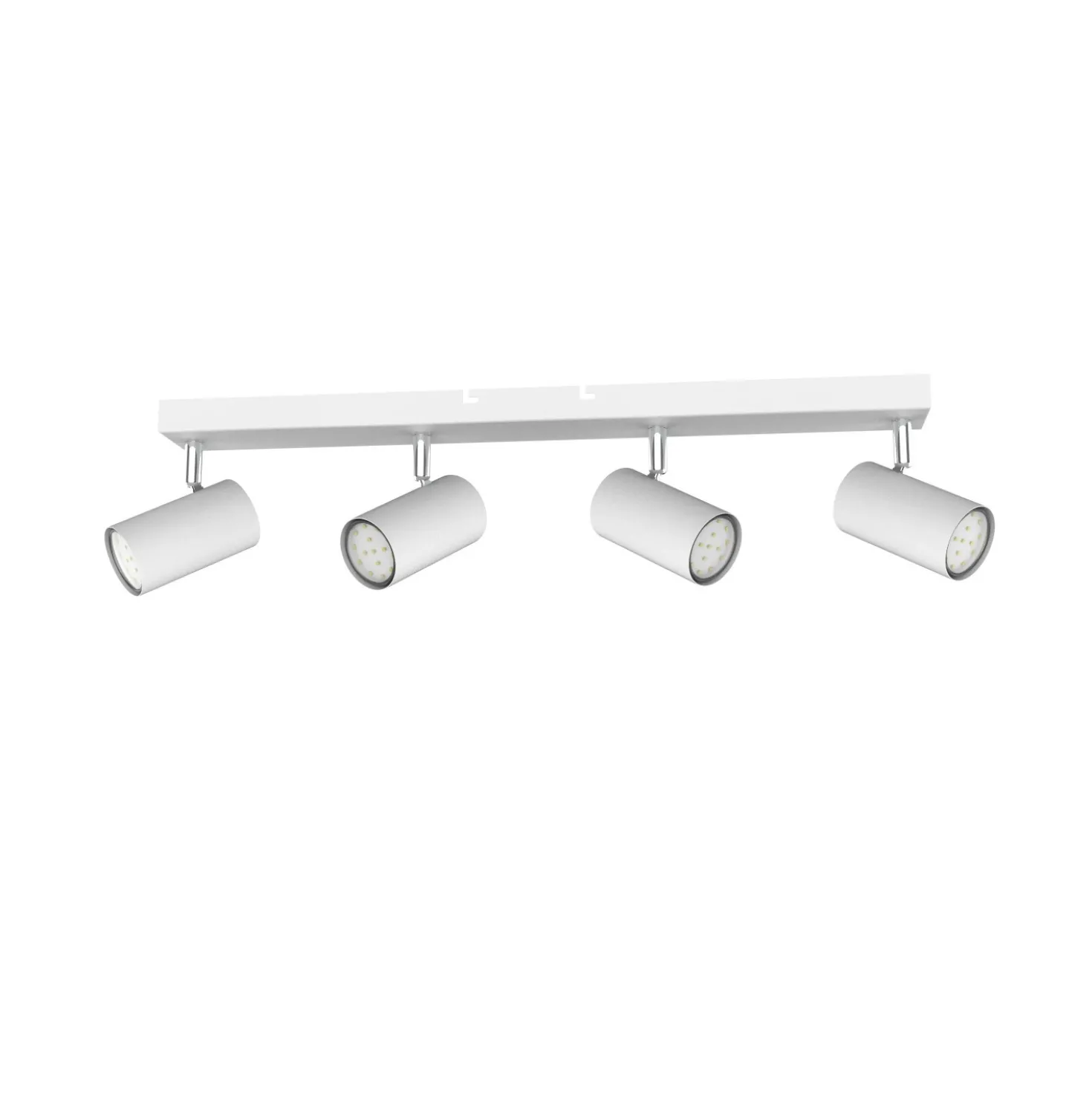Faretto 4 luci Globo Robby 56x6x12 cm bianco