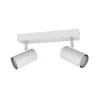 Faretto 2 luci Globo Robby 26x6x12 cm bianco
