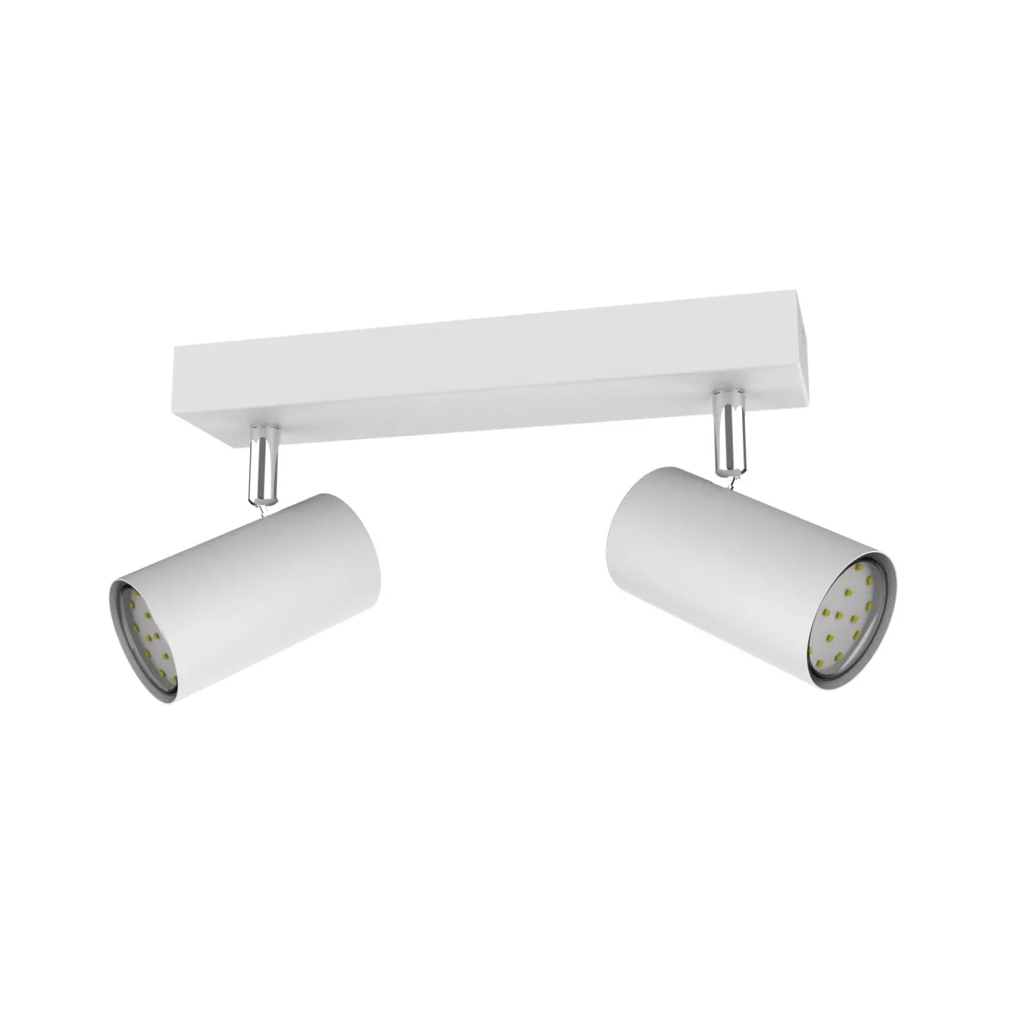 Faretto 2 luci Globo Robby 26x6x12 cm bianco