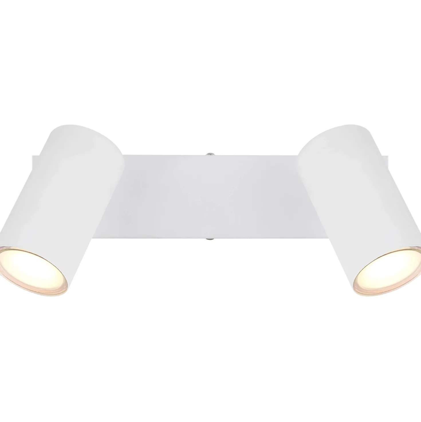 Faretto 2 luci Globo Robby 26x6x12 cm bianco