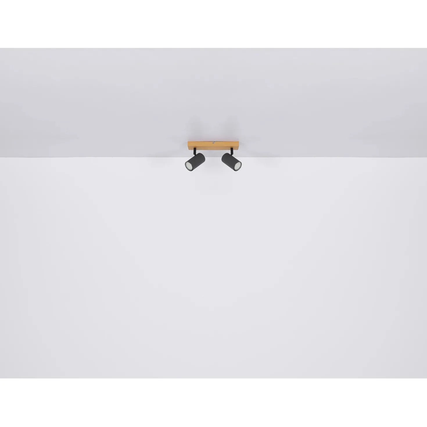 Faretto 2 luci Globo Robby 26x6x12 cm bianco